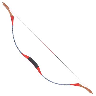 China Durable Archery Recurve Bow 134cm Traditional Wooden Four Color Hunting Bow Long for sale