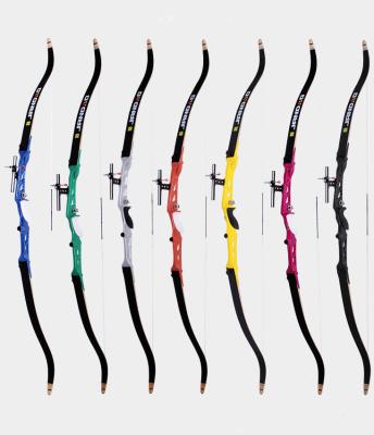 China Durable Various Colors Bow Archery Accessories Manipulations Target Recurves Bows For Adults for sale