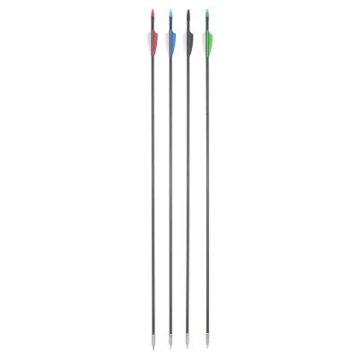 China Durable 7MM Fiberglass Aiming Arrows Archery Practice For Recurve Bow Training for sale