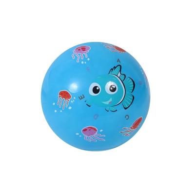 China Inflatable Rubber Toy Ball Pvc Toy Color 9 Inch Vinyl 16P Rubber Bouncy Ball Cheap Inflatable Water Ball Factory Customizable PVC, 16P PVC Customized for sale