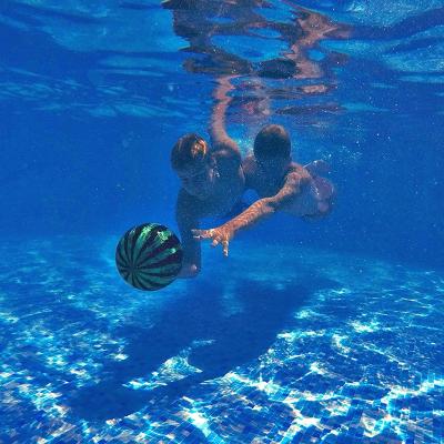 China Inflatable Toy Pvc Swimming Pool Ball Inflatable Watermelon Water Ball For Sale Inflatable Toy 16P 8.5 Inch PVC, 16P PVC Customers Logo 3000pcs for sale