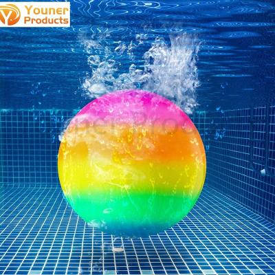 China Kids&adults Summer Watermelon Passing Inflatable Toy Ball Fills with Dive Game Underwater Watermelon Passing 9