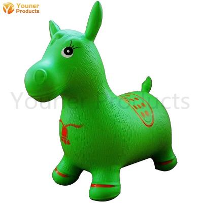 China Inflatable Toy Horse Riding Toy Bouncy Hopping Horse for Kids Hopping Horse Unicorn Pony Scooter for sale