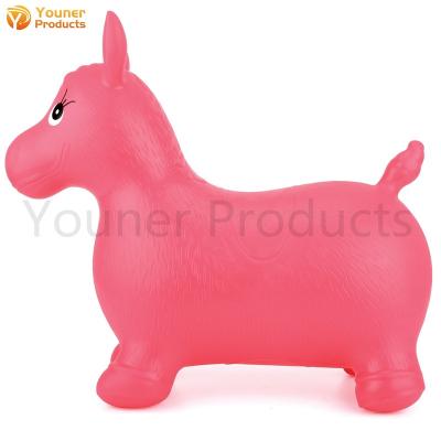 China EN71 Inflatable Horse Hopper Inflatable Toy Hopping Animal With Riding Toys for sale