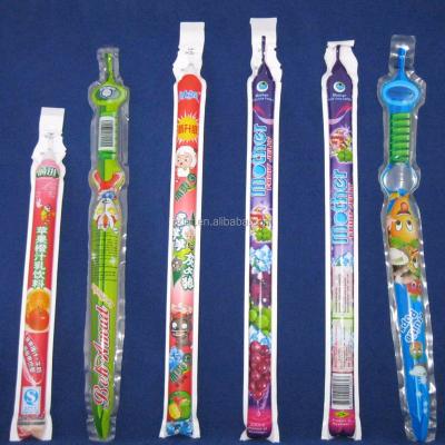 China Disposable Popsicle Ice Pop / Popsicle Juice Pack Plastic Bag For Beverage Pack for sale