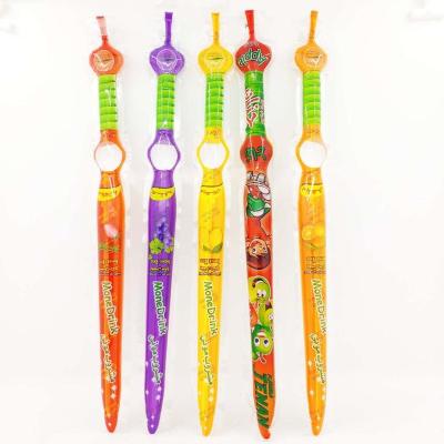 China Disposable 90ml Sword Shape Plastic Packing Bag For Fruit Juice Drink Kids Food for sale