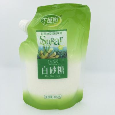 China 400g Granulated Sugar Pouch / Aseptic Plastic Packaging Sugar / Plastic Granulated Sugar Pouch for sale