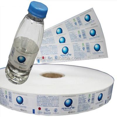 China Waterproof Soft Drinking Self Adhesive Bottle Label for sale