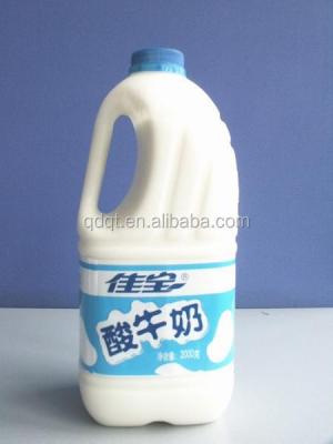 China Waterproof Bottle Wrap Around Plastic Milk Label for sale