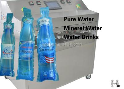 China Small Beverage Water Filling And Sealing Machine For Bottle Shape Bags for sale