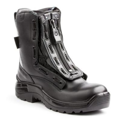 China Safety Steel Toe Rubber Out Sole Oil Resistant Waterproof Leather Boot for sale