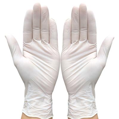 China High Quality White House Kitchen Cleaning Winter Powder Free Wholesale Food Grade Latex Gloves for sale