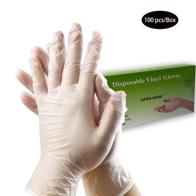 China Food Handling Food Grade Processing Industry Household Band Plastic Gloves Elastic Gloves for sale