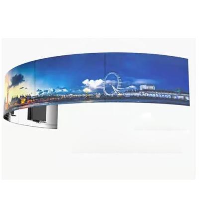 China Flexible WiFi Media Player Folding HD Digital Smart Shopping Mall Signage Poster Network Visual Indoor LCD Commercial Advertising Display for sale