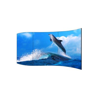 China Indoor Commercial Advertising OLED Curved Flexible Display for sale