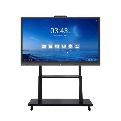 China Indoor High Quality Floor Standing Intelligent Multi Touch Screen Interactive Whiteboard for sale