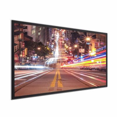 China Indoor Smart Split Display 32 Inch Wall Mount Shopping Mall Mirror Advertising Screen Digital Signage for sale