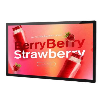 China Indoor Mounted Touch Screen 55inch Android Digital Interactive Indoor Signage for sale