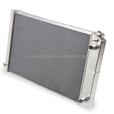 China Aluminum Alloy Double Pass Aluminum Cooling Radiator For Chevrolet Chevy Pickup Truck 94-04 S10 95-05 Blazer LS Interchange for sale