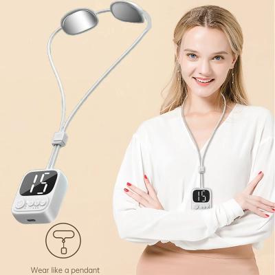 China Neck Massager Therapy Blood Circulation Neck Traction Massage Hanging Radio Relieve Neck Kneading Fatigue Massager for sale