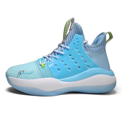 China CUSHIONING Breathable Men And Shockproof Color Matching Basketball Shoes for sale