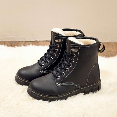 China Wholesale fashion trend leather boots shoes for women and ladies casual work shoes business dress black running shoe for sale