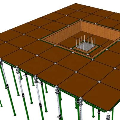 China Modern Green Formwork Slab Formwork Post Steel Tension for sale