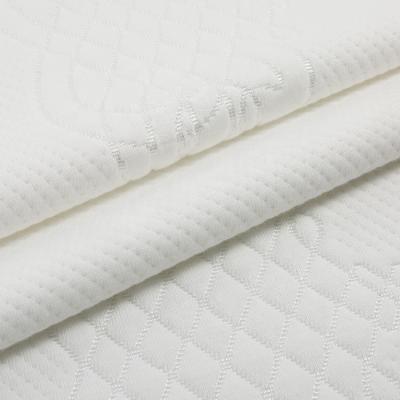 China Jacquard factory price home textile all white knitted jacquard fabric mattress cover for sale