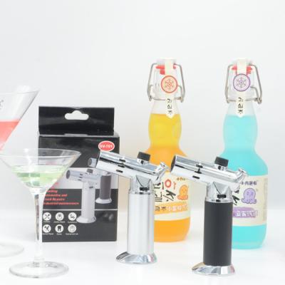 China Veiligheidsschakelaar Creme Brulee Gasbrander Keuken Mini Blow Torch Voor Bakken Met Een Hand Te koop