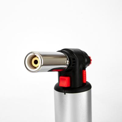 China Butane Fire Torch Lighter Blow Burner Flame Gun Outdoor BBQ Camping Welding for sale