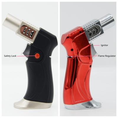 China Picnics ABS Butane Torch Culinary Kitchen Creme Brulee Blow Torch Smoking Bar Cocktail Cigar for sale