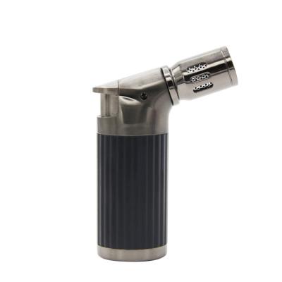 China Quad Flame Cigar Butaan Gas Micro Blow Torch Aansteker Voor Sigaretten Smokiing Te koop