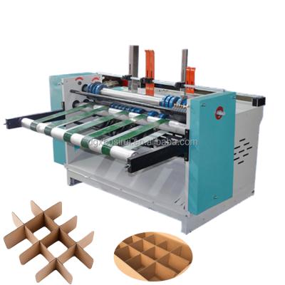 China Semi-automatic corrugated partition assembler machine for beer box clapboard partition machine for sale