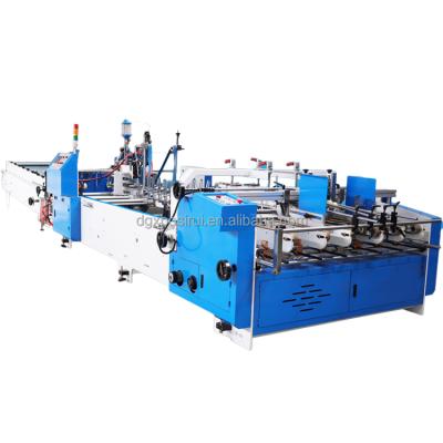 China Food Folder Gluer Machine Automatic Semi Automatic Folder Bottom Lock Machine for sale