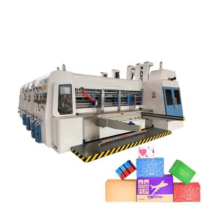 China Corrugated Cardboard Box Flexo Printing Making Machine For Make Boxes Cardboard 2 Color Flexo Printing Machine for sale