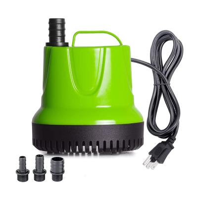 China 660 GPH 40W Aquarium Submersible Water Pump For Aquarium Hydroponics Aquarium Fountain Waterfall Pond Light Green Waterproof for sale