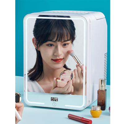 China COMPRESSOR 12L 4L Home Use Electric Skin Care Fridge For Cosmetic AC 100V-220V Portable DC for sale