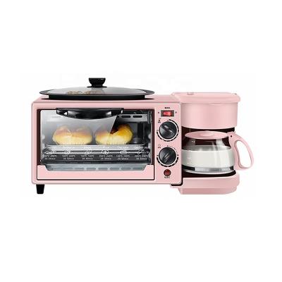 China RV Mini Stove Oven 3 IN 1 Electric Breakfast Machine Multifunctional Coffee Maker for sale