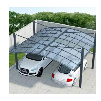 China Cantilever Type Car Sunshade DIY Parking Garages Canopies Parking Lots For Carpark Shade for sale