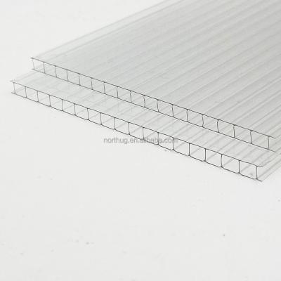 China 10years Warranty Contemporary Triple Wall Polycarbonate Plastic Sheet for sale