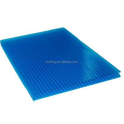 China Contemporary Bayer Material Honeycomb 100% Light Blue Color Polycarbonate Sheet for sale