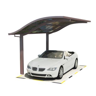 China PARKING Outdoor Waterproof Car Shelters Polycarbonate Roof Car Parking Lots for sale