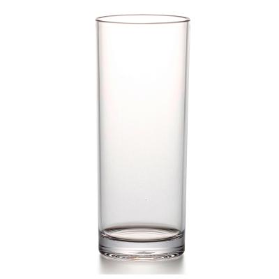 China UNBREAKABLE 5 oz 152ml Transparent Drink Polycarbonate Glass Cup Plastic Tumblerful Water for sale