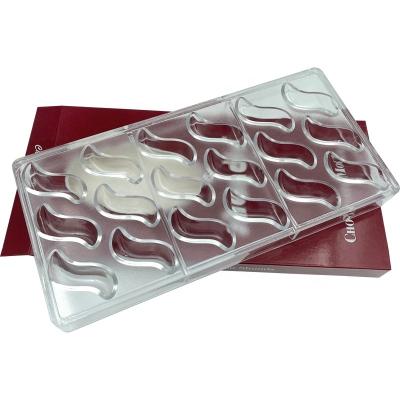 China Viable Clear PC Chocolate Mold Polycarbonate Hard Plastic Candy Plastic Chocolate Bar Molds for sale