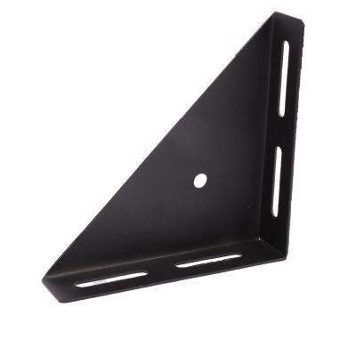 China Furniture Corner Connector Minimalist Triangular Metal Stamped Universal Stainless Steel Triangle Support Small Corner Code for sale