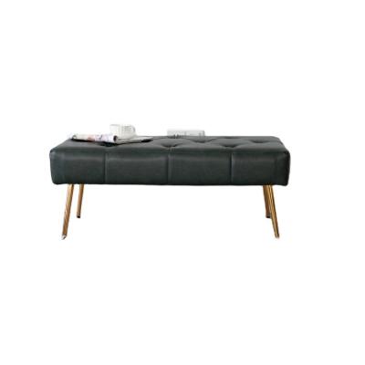 China Modern Luxury Modern Sofa Bench Living Room Velvet Stool Benches for sale