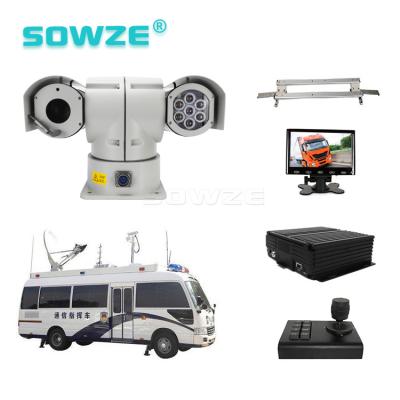 China NIGHT VISION 360 Degree Rotation Vehicle PTZ Camera System For Communication Control Vehicle for sale