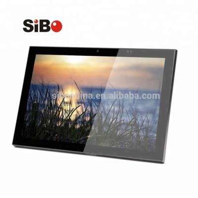 China SIBO Wall Mounted Touch POE 10'' Octa Core Tablet With NFC Reader LED For Meeting Room Booking for sale