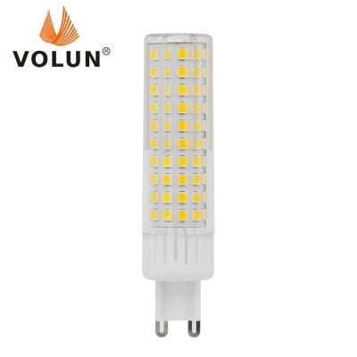 China Residential High Quality 9W Dimmable Housing G9 E11 E12 E14 E17 BA15D Mini Base 360degree Ceramic Corn Light Bulb Available for sale