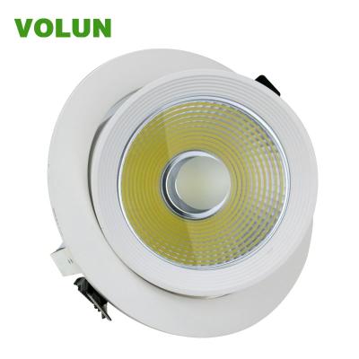 China 3 Year Warranty 80Ra Dimmable Aluminum Round Led Down Lights Recessed LED Mounted Downlight 30W for sale